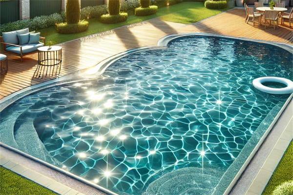 Clean swimming pool